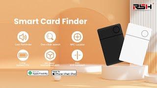 RSH - iCard01, Smart Card Finder, MFi Certified Ultra-thin Wallet Tracker, Works with Apple Find My