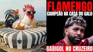 FLAMENGO CAMPEÃO NA ARENA DOS PONTOS CEGOS, ACÚSTICA RUIM E COM TORCIDA MUDA - GABIGOL NO CRUZEIRO