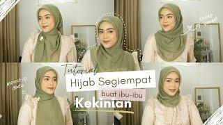 5 Style Hijab ibu-ibu anti nyekik leher !!!! Simple banget pake segiempat