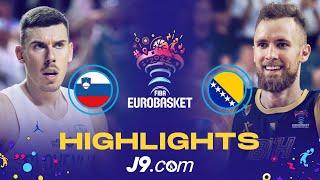 Slovenia  - Bosnia-Herzegovina  | Game Highlights - FIBA #EuroBasket 2022