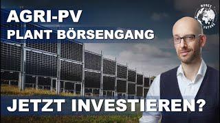 Photovoltaik und Agri-PV Investition! Investieren in Solaraktien