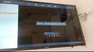 hikvision ip camera NO RESOURCE problems solved