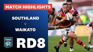 RD 8 HIGHLIGHTS: Southland v Waikato (Bunnings NPC 2024)