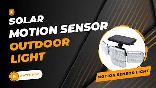 Homehop solar sensor lights for home , outdoor  -  installation