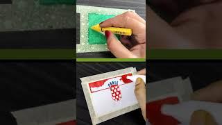 #shorts How to Paint with Oil Pastel Colors | Brazil vs Croatia #drawing #worldcup #art #oilpastel