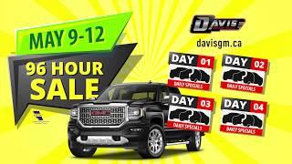 96 Hour Sale Coming soon to Davis GMC Buick