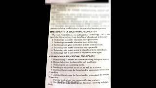 Scope,Benifits of educational technology/B.ed/D.el.ed/B.EL.Ed #viral #trending #ytshorts #beled #diy