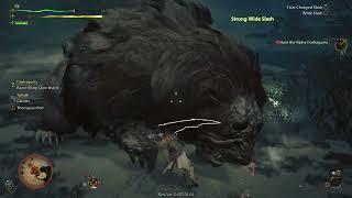 Monster Hunter Wilds Beta - Alpha Doshaguma Greatsword 11'49'66 - Solo No Palico - ドシャグマ 大剣 ソロ