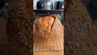 Oat Porridge Sourdough for Fall #recipe#sourdough#bread#homemade#homebaking#tutorial#shorts#asmr