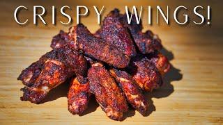 CRISPY Smoked Chicken Wings!