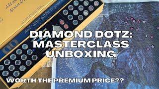 Is it worth it? Unboxing a $230 "Advanced" Luxury Diamond Painting Kit - Masterclass by Diamond Dotz