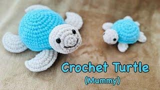 Crochet Turtle/ Amigurumi Turtle/ easy beginner friendly crochet turtle.