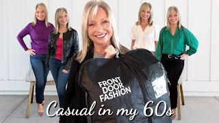 Unboxing and Try-On: Front Door Fashion style box. Casual in my 60s