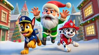 SKYE x MARSHALL Amazing Christmas Adventure - Happy Story | Paw Patrol Ultimate Rescue | Rainbow 3