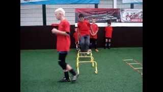 Football training by David Sullivan of Stockport Football Academy Football training - Video 1