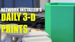 Daily 3D Prints for Network Installer | What I Use for Cat6