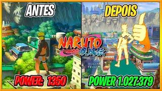 UPANDO CONTA INICIANTE até 1 MILHÃO DE POWER NO NARUTO MOBILE