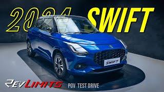 2024 Maruti Suzuki SWIFT ZXI + | POV Test Drive #143 | RevLimits | #swift2024 #newswift #revlimits