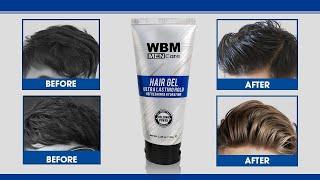 Strongest Holding Hair Gel || Best Styling Product || WBM Men Care Hair Gel