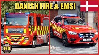 *ALMOST CRASHED!!* [Copenhagen] Fire & Ambulance Vehicles Responding