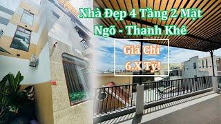 Nhà Đẹp 4 Tầng 2 Mặt Ngõ - Thanh Khê, Đà Nẵng - Đầu Tư Hoặc Ở Đều Tuyệt Vời I bán nhà đà nẵng