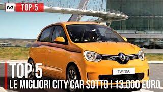 TOP 5 | LE MIGLIORI CITY CAR SOTTO I 13.000 EURO