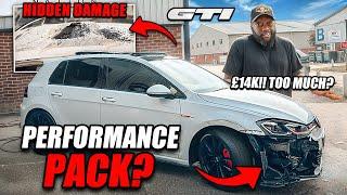 Overpaid on a Damaged VW Golf GTI Performance | Crashed 2017 VW Golf GTI