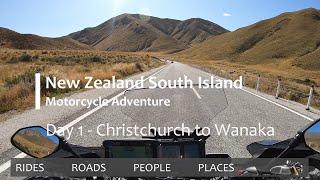 Motorcycle Touring - New Zealand South Island - Day 1