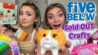 Trying Five Below Sold Out Crafts! Worth the hype? Cringe Warning! lol *FUnNy*