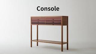 한트베르커 - 회원작품: 콘솔제작 과정 [Making walnut console]