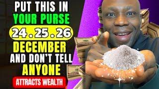 If You Put This in Your Purse on 24th December Your Financial Problem Will End | Christian Teachings