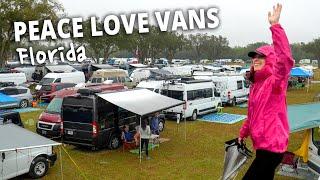 VANLIFE Party in the Rain!  PEACE LOVE VANS 2024