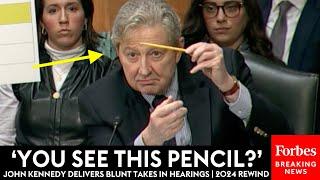 John Kennedy Delivers His Trademark Blunt Takes In Senate Hearings | 2024 Rewind