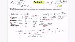 Introduction to Paediatrics