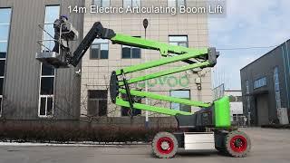 Jovoo 14m Electric Articulating Boom Lift for Sale