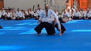 Masuda Manabu sensei 7. dan Aikikai - Aikido demonstration 2024. Hungary, Pécs