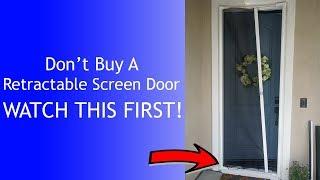 Don't Buy A Retractable Screen Door Until You See This!