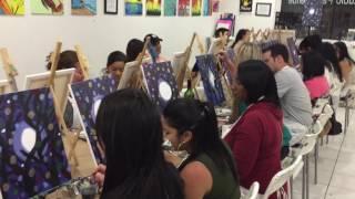 BYOB Painting Class at Trazos Art Academy