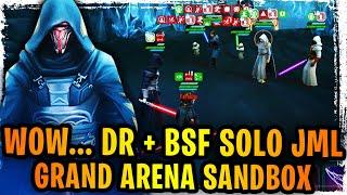 Darth Revan + Bastila Shan Underdog Jedi Master Luke in Grand Arena - Grand Arena Sandbox Challenge!