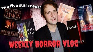 I found new FIVE STAR HORROR books!! 🩸 || weekly reading vlog