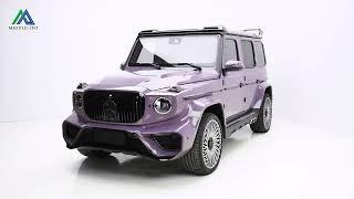  Mercedes-Benz G-Class to G900 Maybach Purple Exterior Upgrade 