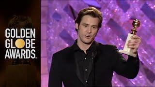 Jim Carrey Wins Best Actor Motion Picture Musical or Comedy - Golden Globes 2000