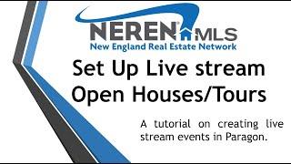 Creating Live Stream Open Houses