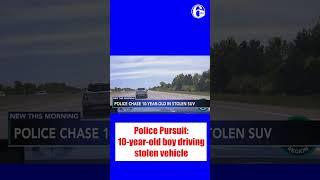 Police chase 10-year-old boy driving stolen car in Michigan