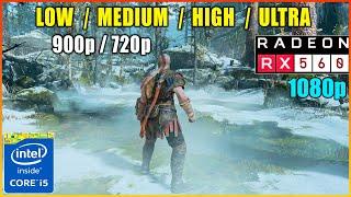 RX560 4GB / God of War - 900p, 720p, All Settings