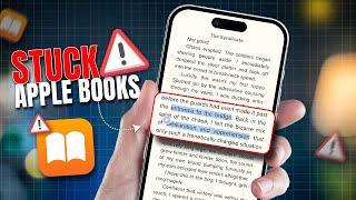 How to Fix Apple Books Stuck on Page | Resolve Freezing Issues on iPhone