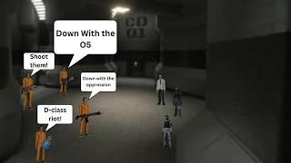 The Great D-class riot of Site-02 In SCP SL