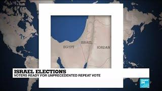 Israel voters ready for unprecedented repeat vote