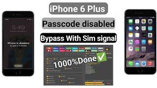 How To disabled passcode Iphone 6 Plus  bypass done lWith Sim Unlock Tool Ramdisk passcode