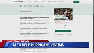 AI to help hurricane victims